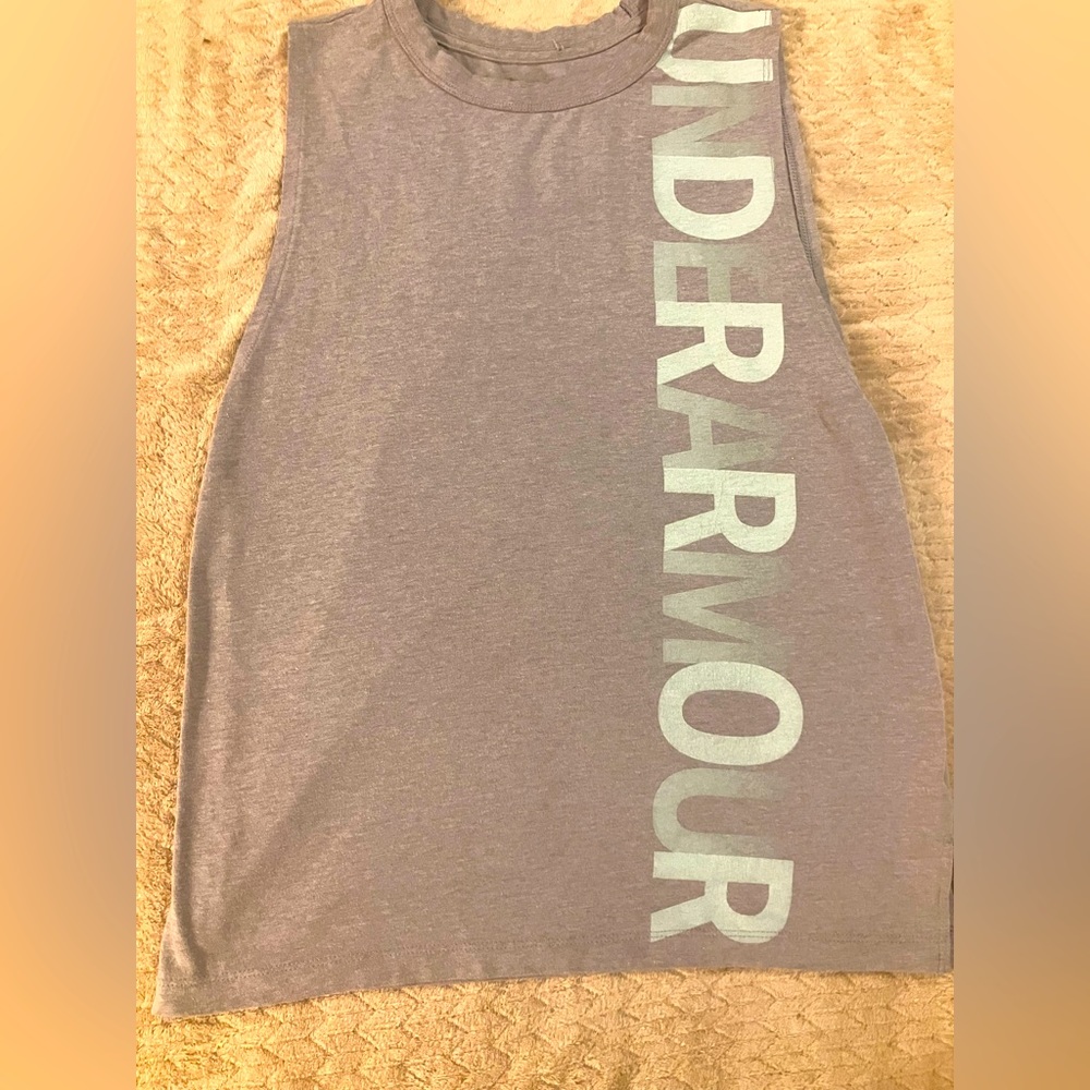 Womens Under Armour Gray Tank Top